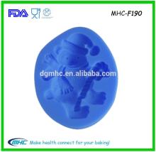 Funny cartoon silicone cake decoration molds, fondant   decorating   tools 