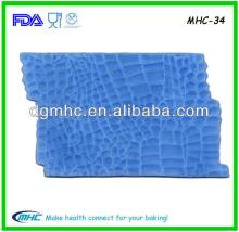 Alligator Skin silicone fondant impression mat silicone cake decorating molds