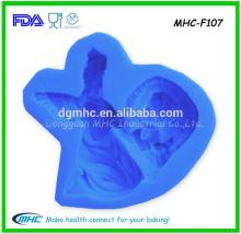Animal shape fondant silicone mold , silicone cake mold , 3d silicone cake decorating molds