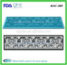 3d mermaid lace design silicone mat ,cake decoration molds