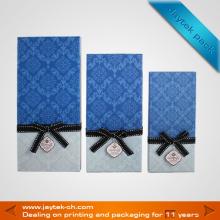 Matt blue  gift   paper  box for chocolate bar