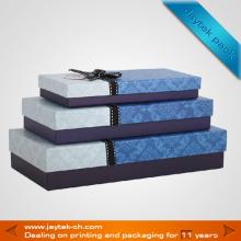 Matt blue promotional paper chocolate bar  box  for sale