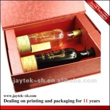 Hot! good style red wine glass gift box