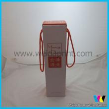 elegant champagne wine box,luxury slide lid wine box