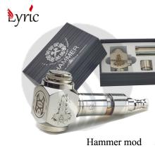In stock!!! hammer ecig mod, hammer ecig mod with full stainess steel material
