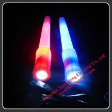 Concert Items Clear Plastic Lollipop Sticks LED Light Whistle