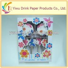 New Design Paper Popular High Quality Kids Decorating Cup Cake Cake Decorating Set