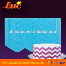 Large chevron cakes silicone mold for fondant silicone molds for cake decorating silicone onlay