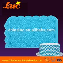 Scalloped lattice mold 3D cake stencil for cake decorating or any arts & crafts project silicone onl