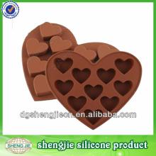 Love Heart Shape Chocolate Silicone Mould Cake Decoration Romantic Baking Icing