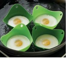 hot sell cooking silicon microwave egg poacher heat-friendly and high quality