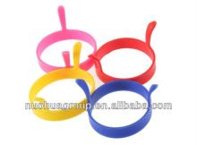 hot sale food grade different color FDA silicone fried egg rings, cake mold