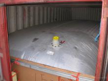 refined sunflower oil in flexi-tank