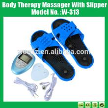 Factory Supply Digital Therapy Machine Body Massager With Slipper