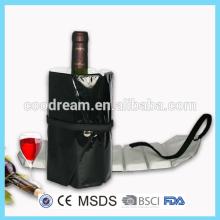 PE deluxe red wine bottle cooler sleeve/beer bottle cooler bag