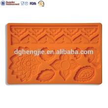 Fondant &  Gum   Paste  Fabric Designs Silicone Mold  Cake  Decorating Leaf And Wave
