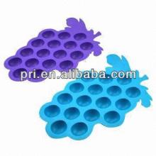 Silicone Ice Cube Trays Mold Muffin Candy Jelly Chocolate Maker Bar Drink Party grape shape