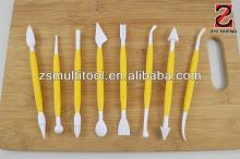 8-pieces modelling tool set, fondant cake decorating tools