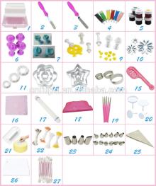 177 Pieces cake decoration started set