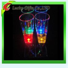 Christmas Champagne Cup with Lights, Acrylic Glow Champagne Glass