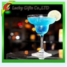 Custom Gifts Bule Liquid Activated Disposable Glow Champagne Glass Cup
