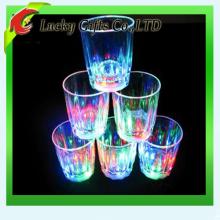 Fashion Plastic Champagne Glass, Lighted Plastic LED Bar Cup