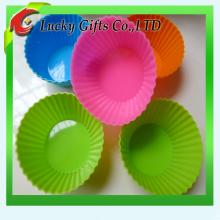 High Quality Soft Cupcake Colorful Silicone Mold For Cake Decorating