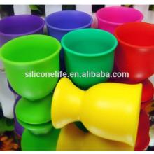 Promotional  Eco - friendly  food grade red wine cup silicone wine cup
