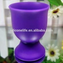High quality Eco-friendly food grade mini red wine goblet cups cup silicone wine cup