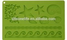 cake decoration FDA washable non-stick silicone lace mat