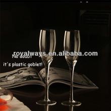Nice shape customized elegent plastic Red Wine Glass BPA free