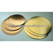 Round Gold Cake Boards, cake base boards.