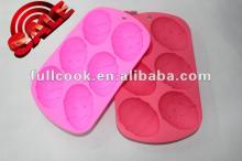 Silicone 6 EGGS Chocolate Cake Soap Mold