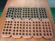 Food-grade silicone chocolate mould with 6 cups