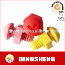 Food grade screw shape  silicone   bottle  stopper