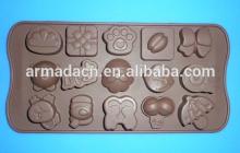 Lovely styles silicone chocolate mold