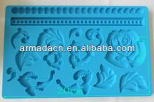 New design cake decorating tools silicone flower fondant mold