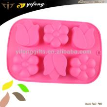 Europe hot sale FDA & LFGB eco-friendly and food grade silicon silicone molds  cake   stand  &  cake  pan