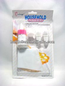 Kitchen  Tools  -6pcs Nozzle Cake Decorating Syringe  Set  with Ice Bag For One Dollar Item