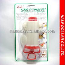 Kitchen Tools -6pcs Cake Decorating Syringe Set with Piping Gun For One Dollar Item