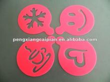 cake decorating stencil/Plastic decorating stencil