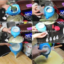 Deco Pen with Nozzles, Set of 6 silicone cake decoration pen