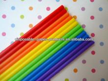 Lollipop Sticks or Cake Pop Sticks - plastic lollipop sticks Classic Rainbow - 4 Inches