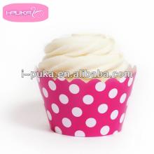 Cupcake cake decoration polka dot Wrappers