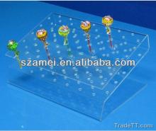 clear acrylic lollipop display stand