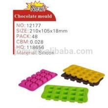 Hot sale factory direct price half ball shape chocolate mould with 12 different designs