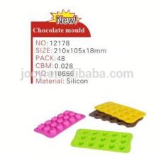 Hot sale factory direct price silicone egg shape chocolate mould with 12 different designs