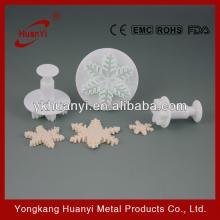 snowflake plunger  cutter   tools  cake decorating