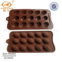 2013 NEW Design egg shaped silicone chocolate mold, durable egg shaped mould