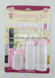 Plastic cake decorating tools